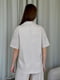 Льняний бежевий костюм Лорен з брюками-палаццо та сорочкою    | 6847105 | фото 5