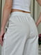 Білі льняні штани-палаццо  Торіо  | 6847115 | фото 4