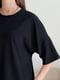 Чорна футболка оверсайз  Монті  | 6847142 | фото 7