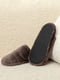 Махрові капці шоколадного кольору | 6847320 | фото 4