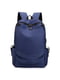 Синій  рюкзак на одне відділення з трьома кишенями (42*27*13 см) | 6847374 | фото 2
