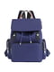 Синій  рюкзак на одне відділення з трьома додатковими кишенями (33*25*15 см) | 6847385 | фото 3