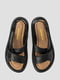 Кожаные черные сандалии | 6847640 | фото 5
