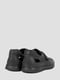 Кожаные черные сандалии | 6847645 | фото 4
