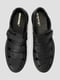 Шкіряні чорні сандалії | 6847645 | фото 5