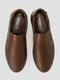 Кожаные перфорированные коричневые туфли | 6847653 | фото 5