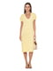 Жовта сукня-футляр з фігурним вирізом | 6831831 | фото 8