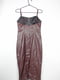 Коричнева сукня-футляр із екошкіри з виділеним ліфом | 6848065 | фото 4