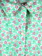 Блузка укорочена на ґудзиках у квіточку | 6848128 | фото 3