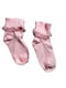 Шкарпетки рожеві з оборками | 6848144