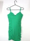 Зелена сукня-футляр з виділеним ліфом на драпіровкою з боків | 6848329