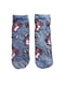 Шкарпетки блакитного кольору в принт  | 6848771