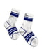 Біло-сині шкарпетки з смужками | 6849146
