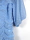 Коротка блакитна сукня в горох зі зборками | 6849231 | фото 3