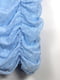 Коротка блакитна сукня в горох зі зборками | 6849231 | фото 4