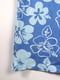 Розкльошені штани сині в квітковий принт | 6849706 | фото 2