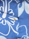 Розкльошені штани сині в квітковий принт | 6849706 | фото 4