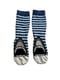 Сині шкарпетки в смужку і малюнок | 6849745