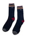 Шкарпетки темно-сині зі смужками | 6849803