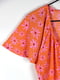 Сукня помаранчевого кольору в квітковий принт | 6849921 | фото 2