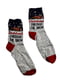 Сірі шкарпетки з малюнком “Новорічний олень” | 6850056