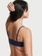 Женский комплект Victoria's Secret лиф-топ и трусики стринг бикини 1159802096 (Синий, L) | 6824935 | фото 3