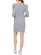 Женское платье DKNY в рубчик 1159801520 (Серый, L) | 6825483 | фото 4