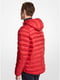 Красная стеганная куртка с капюшоном | 6833871 | фото 2
