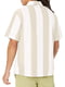 Бавовняна смугаста сорочка з коротким рукавом | 6833891 | фото 2
