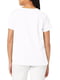 Бавовняна біла футболка з логотипом | 6834028 | фото 2