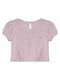 Рожева бавовняна футболка з принтом | 6850958 | фото 2
