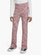 Розовый спортивный костюм с принтом: лонгслив и брюки | 6851016 | фото 4