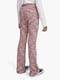 Розовый спортивный костюм с принтом: лонгслив и брюки | 6851016 | фото 5