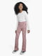 Розовый спортивный костюм с принтом: лонгслив и брюки | 6851016 | фото 6