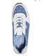 Сине-белые кроссовки на шнуровке | 6851069 | фото 3