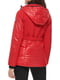 Червона стьобана куртка на блискавці | 6851094 | фото 3