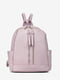 Рюкзак кожаный светло-лиловый | 6851501 | фото 2