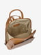 Рюкзак шкіряний рудого кольору | 6851503 | фото 4
