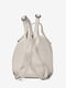 Сумка-рюкзак кожаная бежевая | 6851505 | фото 3
