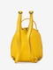 Сумка-рюкзак шкіряна жовта | 6851508 | фото 3