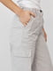 Серые штаны карго в стиле кэжуал | 6851491 | фото 4