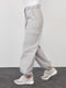 Серые штаны карго в стиле кэжуал | 6851491 | фото 5