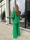 Костюм однотонний зелений: майка, сорочка та штани | 6847201 | фото 2