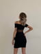 Вишукана чорна сукня з імітацією корсета | 6847251 | фото 5