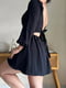 Сукня чорна з відкритою спиною | 6847275 | фото 2
