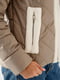 Бежева демісезонна укорочена куртка з плащової тканини | 6850754 | фото 4