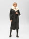Чорне пальто із високоякісної плащової тканини з утеплювачем | 6850786 | фото 5