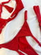 Червоний комплект еротичної білизни: бюст, труси, гартери | 6850497 | фото 6