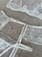 Білий мереживний комплект білизни: бюст, труси, пояс, гартери | 6850522 | фото 6