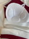 Бордовий комплект білизни: білизняний топ з пуш-ап, труси-стрінги | 6850684 | фото 4